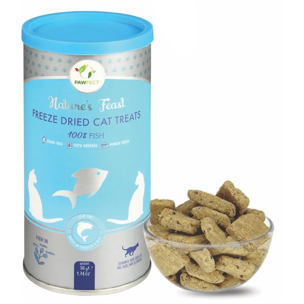 Nature's Feast Freeze-Dried Cat Finest Fish Treats