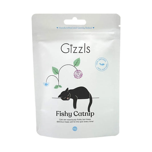 Gizzls 100% Natural Fishy Catnip Cat Treats